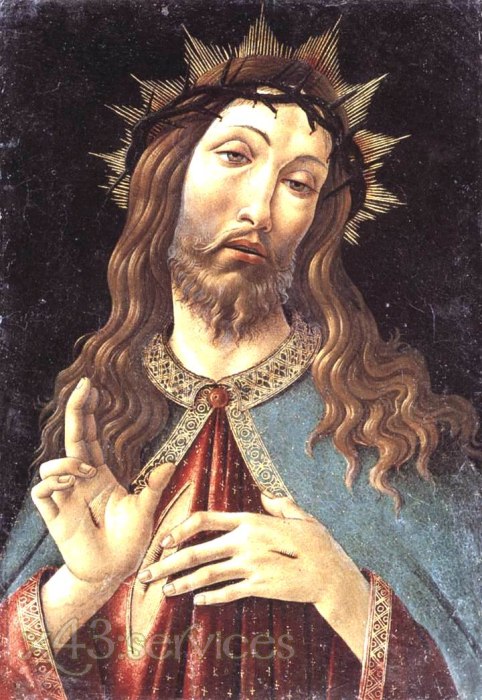 Sandro Botticelli - Christus gekroent mit Dornen - Christ Crowned with Thorns